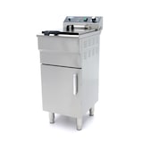 thumbnail of Maxima - Freidora profunda 16L 1 Cesta - Grifo de desagüe, base del armario, termostato 60-200°C - 230V, 3000W, 36x53x91 cm