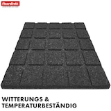 thumbnail of Fallschutzmatte "Play Protect" - Universelle & wetterfeste Bodenschutzmatte mit Drainage / 50 x 50 x 2.5 cm - Grau