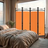 thumbnail of Casaria Paravent Raumteiler Sichtschutz Verstellbar 180x163cm Orange