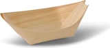 thumbnail of BIOZOYG 500 Stück Snackschalen Einwegschalen Holzschiffchen 80mm, biologisch abbaubar, für Fingerfood, Schalen aus nachhaltiger Forstwirtschaft