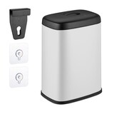 thumbnail of Relaxdays Mülleimer Wandmontage, 5 Liter, Einhängen oder Kleben, Inneneimer, Küchenabfalleimer, Badmülleimer, weiß