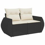thumbnail of vidaXL Garten-Sofa-Set mit Kissen 12 pcs Schwarz und Creme