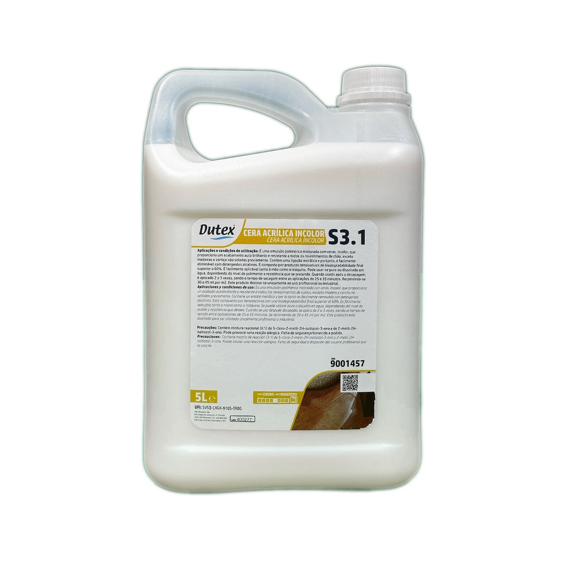 Cera Acrílica Incolor - 5L