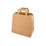 thumbnail of 400 "Metro Professional" Tragetaschen, Papier 25 cm x 26 cm x 17 cm braun mit Tragegriff