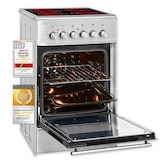 thumbnail of Exquisit ECM 5-4 Elektro-Standherd, Glaskeramik, 46 L Backofenvolume,  Bräterzone