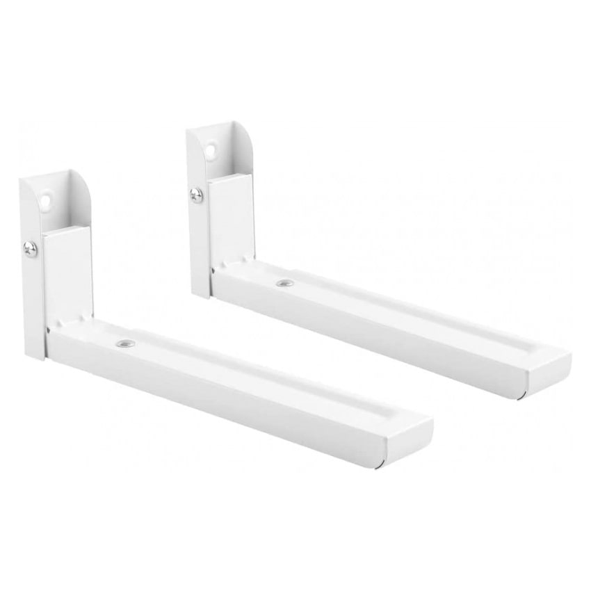 Soporte de pared montaje equipos de audio color blanco