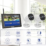 thumbnail of SecuFirst CWL401W2 Met 7 inch monitor en 2x Draadloze Beveiligingscamera - Wit