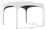 thumbnail of Outsunny Tenda Dobrável 3x3 m Tenda de Jardim com Altura Ajustável Bolsa de Transporte Tecido Anti-UV e Sacos de Areia Branco