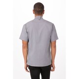 thumbnail of Chef Works® Kochjacke SPRINGFIELD COOL VENT & lite, Reißverschluss, Grau, Größe XS