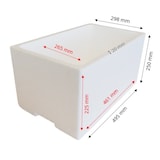 thumbnail of Caja térmica de poliestireno expandido 27 litros, para transporte de alimentos (12 unidades)