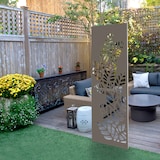 thumbnail of Celosía metálica con motivos decorativos  DECO PANEL ATHEA  0,6x1,5m MARRON