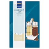 thumbnail of METRO Professional Dispenser di olio e aceto ,  12 x 8.4 x 18.1 cm, acciaio inox / vetro, 170 ml