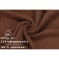 thumbnail of Betz 6 Stück Duschtücher Premium 70x140 cm Farbe nuss