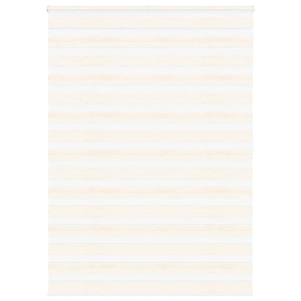 vidaXL Doppelrollo Marmorbeige 155x200cm Stoffbreite 150,9 cm Polyester