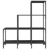 thumbnail of vidaXL Bücherregal Schwarz 92x30x102 cm Holzwerkstoff und Metall