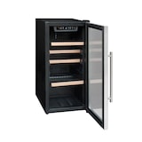 thumbnail of La Sommeliere Cave de service avec pompe à vide d'air, 38 bouteilles, 4 clayettes bois, LED, vitrée, 39dB, Noire&inox, Classe G