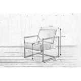 thumbnail of Sillón KAWOLA LIANO vintage de cuero marrón oscuro