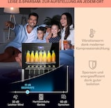 thumbnail of Beersafe 7XL Kühlschrank 242 Liter 5 Böden Panoramaglastür Edelstahl Schwarz