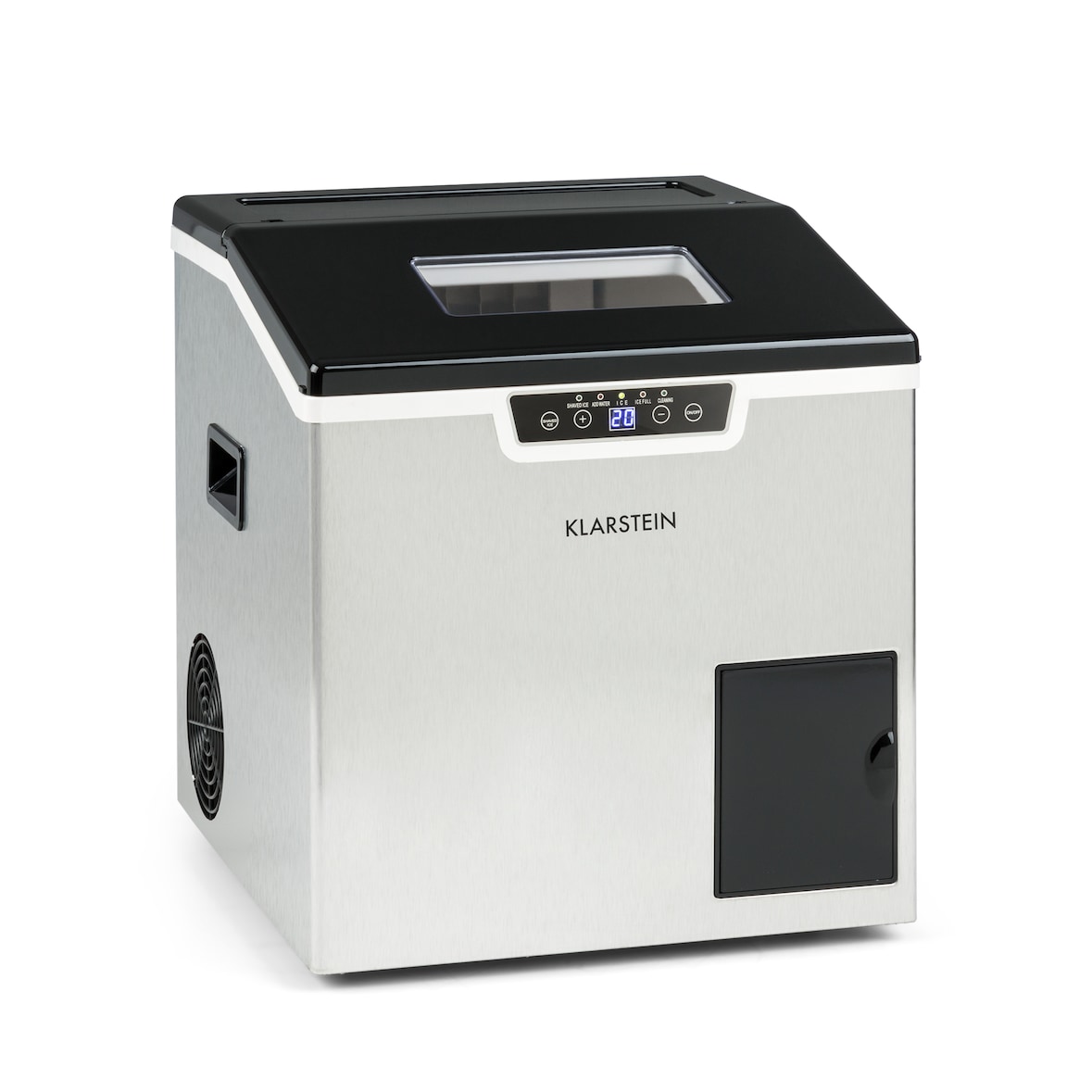 Icefestival Cube Eiswürfelbereiter 400W 1,9l 20kg/24h Edelstahl