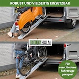 thumbnail of TRUTZHOLM 1 x Alu Auffahrschiene 194 cm Traglast 200 kg Fahrradrampe E-Bike Auffahrrampe starr grau