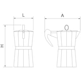 thumbnail of Cafetera italiana 12 tazas
