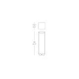 thumbnail of 2,2 W batteriebetriebene LED-Solar-Hauslaterne, IP54 Zafferano-Corten