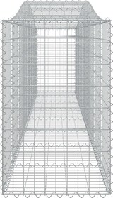 thumbnail of vidaXL Gabionen mit Hochbogen 8 Stk. 400x50x80/100cm Verzinktes Eisen