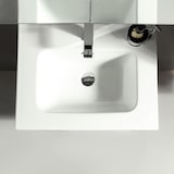 thumbnail of Alpenberger Badmöbel Set mit Hochschrank und Badspiegel Rund | Waschtisch mit Unterschrank Badezimmermöbel | Waschbecken mit Waschbeckenunterschrank