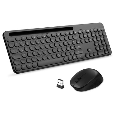 Speedlink SIGNIUM Set Tastiera E Mouse Wireless USB, Layout QWERTZ Tedesco, Batteria, Ricevitore Nano 2.4GHz
