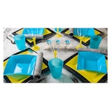 thumbnail of MONOUSO - Wiederverwendbare Robuste Teller Flach Schwarz "Nice" PP 29cm (144 Stück)