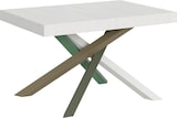 thumbnail of Ausziehbarer Tisch 90x130/234 cm Volantis Weiß Esche Gestell 4/A