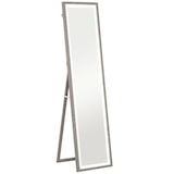 thumbnail of HOMCOM espejo de cuerpo entero con luz LED 160x40 cm espejo de pie o pared con iluminación de 3 colores táctil inteligente función de memoria gris