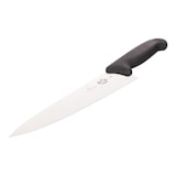 thumbnail of Victorinox Linea Fibrox, coltello da cucina, lama dritta da 25 cm, manico nero.