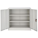 thumbnail of tectake Armadio portadocumenti con 3 scomparti 90 x 40 x 90 cm - grigio - 402486