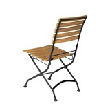 thumbnail of METRO PROFESSIONAL Sedia pieghevole Baviera set di 2, acciaio/legno di acacia, naturale/nero