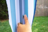 thumbnail of Tarrington House Carpa plegable Blue Creek, acero/poliéster, 3 x 3 m, azul/blanco