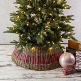 thumbnail of Weihnachtsbaumrock Seegras Abdeckung für Baumständer 57cm 3teilig