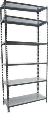 thumbnail of SimonRack Estantería Metálica, 2500x900x500 mm, 6 Alturas, Bandeja Metal, 180 kg de Punto Flexión, Antracita/Galva - Simonclick