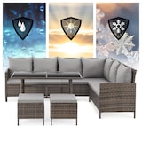 thumbnail of SVITA MADISON polyrattan dining set tuinmeubelset rotan lounge hoekbank bruin