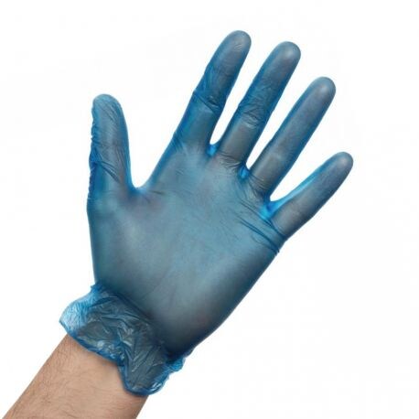 Guantes de Vinilo Azul Talla S (1.000 uds)