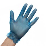 thumbnail of Guantes de Vinilo Azul Talla S (1.000 uds)