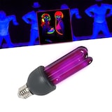 thumbnail of Pack LUMIERE NOIRE, 4 Ampoules UV Ibiza Light BL25ESL - A ECONOMIE D'ENERGIE 3U - 25W, Rend fluorescentes les matières blanches