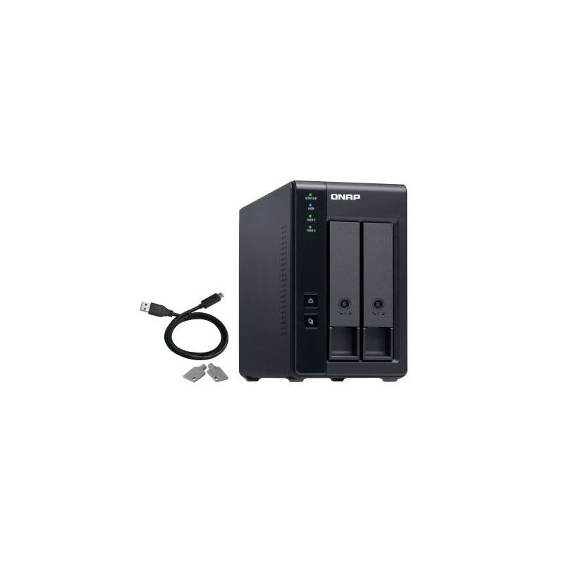 Boîtier D Extension Qnap Raid Tr 002 Noir