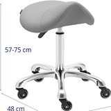 thumbnail of physa Sattelhocker - 570 - 750 mm - 150 kg - Dunkelgrau