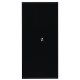 thumbnail of Lüllmann® Flügeltürenschrank, 5 OH, 1950 x 925 x 500 mm, tiefschwarz