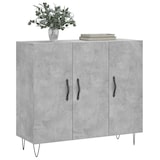 thumbnail of vidaXL Sideboard Betongrau 90x34x80 cm Holzwerkstoff