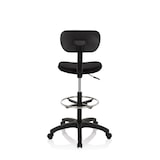 thumbnail of Arbeitsstuhl / Arbeitshocker TOP WORK 05 Stoff schwarz hjh OFFICE