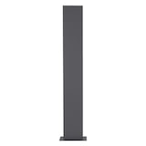 thumbnail of ECD Germany Standbriefkasten Anthrazit Edelstahl 170 cm freistehend, mit Zeitungsfach, Postkasten Holzoptik 37x36 cm, pulverbeschichtet