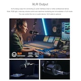 thumbnail of Microphone Dynamique Pour Podcasting Enregistrement Gaming Streaming Noir YONIS
