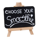 thumbnail of 2x Mini-Staffelei mit Kreidetafel natur 17x14x2.5cm